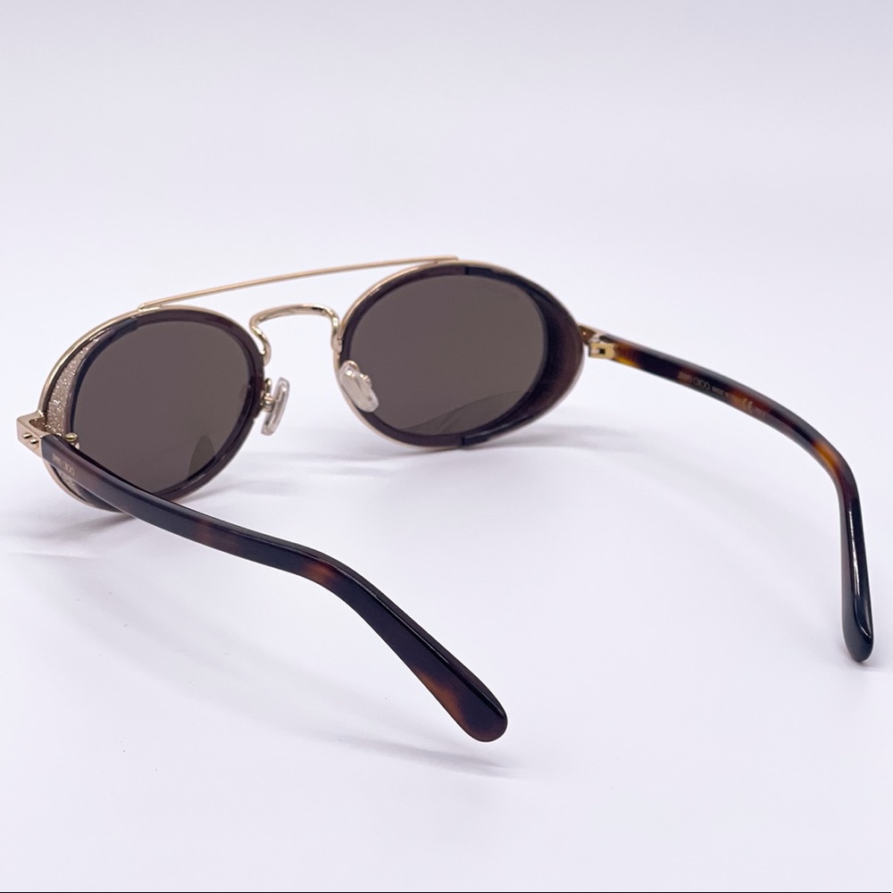 NEW JIMMY CHOO TONIE/S FG4 BROWN GOLD SUNGLASSES JIMMY CHOO - Picture 7 of 13